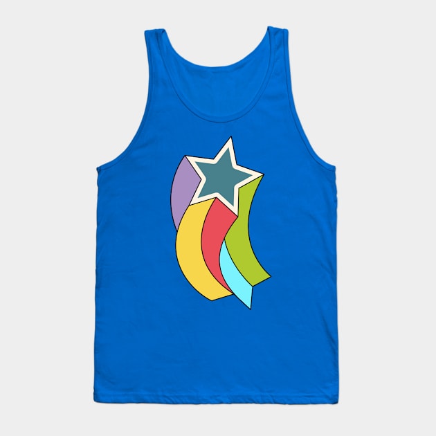 Colorful Star Tank Top by Horisondesignz